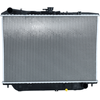 Image de NRF 53517 Radiateur du moteur Grille de radiateur soudée, Aluminium