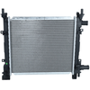 Image de NRF 54601 Radiateur du moteur Grille de radiateur soudée, Aluminium