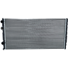Image de NRF 54696 Radiateur du moteur ailettes jointes mécaniquement, Aluminium