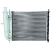 Image de NRF 58016 Radiateur du moteur ailettes jointes mécaniquement, Aluminium