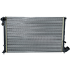 Image de NRF 58076 Radiateur du moteur ailettes jointes mécaniquement, Aluminium
