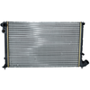 Image de NRF 58077 Radiateur du moteur ailettes jointes mécaniquement, Aluminium
