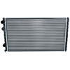 Image de NRF 58093 Radiateur du moteur ailettes jointes mécaniquement, Aluminium