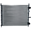 Image de NRF 58191 Radiateur du moteur ailettes jointes mécaniquement, Aluminium