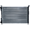 Image de NRF 58221 Radiateur du moteur ailettes jointes mécaniquement, Aluminium