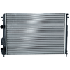 Image de NRF 58326 Radiateur du moteur ailettes jointes mécaniquement, Aluminium