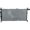 Image de NRF 58721 Radiateur du moteur ailettes jointes mécaniquement, Aluminium