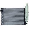 Image de NRF 58776 Radiateur du moteur ailettes jointes mécaniquement, Aluminium