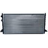 Image de NRF 58950 Radiateur du moteur ailettes jointes mécaniquement, Aluminium