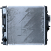 Image de NRF 506750 Radiateur du moteur Grille de radiateur soudée, Aluminium, avec adaptateur