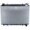 Image de NRF 509534 Radiateur du moteur EASY FIT Grille de radiateur soudée, Aluminium, avec pièces d'assemblage