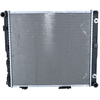 Image de NRF 516573 Radiateur du moteur EASY FIT Grille de radiateur soudée, Aluminium, avec pièces d'assemblage