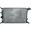 Image de NRF 519516 Radiateur du moteur ailettes jointes mécaniquement, Aluminium