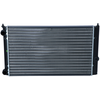Image de NRF 529501 Radiateur du moteur ailettes jointes mécaniquement, Aluminium