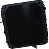 Image de NRF 50474 Radiateur du moteur ailettes jointes mécaniquement, Aluminium