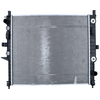 Image de NRF 55334 Radiateur du moteur EASY FIT Grille de radiateur soudée, Aluminium, avec pièces d'assemblage