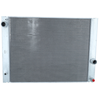 Image de NRF 53728 Radiateur du moteur Grille de radiateur soudée, Aluminium