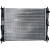 Image de NRF 53758 Radiateur du moteur Grille de radiateur soudée, Aluminium