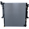 Image de NRF 53910 Radiateur du moteur Grille de radiateur soudée, Aluminium