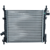 Image de NRF 53989 Radiateur du moteur ailettes jointes mécaniquement, Aluminium