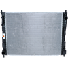 Image de NRF 53991 Radiateur du moteur ailettes jointes mécaniquement, Aluminium