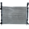 Image de NRF 53004 Radiateur du moteur ailettes jointes mécaniquement, Aluminium