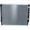 Image de NRF 53998 Radiateur du moteur Grille de radiateur soudée, Aluminium, avec pièces d'assemblage
