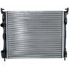Image de NRF 53032 Radiateur du moteur ailettes jointes mécaniquement, Aluminium