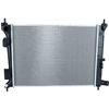 Image de NRF 53166 Radiateur du moteur Grille de radiateur soudée, Aluminium