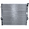Image de NRF 56104 Radiateur du moteur EASY FIT Grille de radiateur soudée, Aluminium, avec pièces d'assemblage