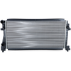 Image de NRF 58438 Radiateur du moteur ailettes jointes mécaniquement, Aluminium
