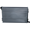 Image de NRF 53814A Radiateur du moteur ailettes jointes mécaniquement, Aluminium