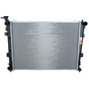 Image de NRF 58554 Radiateur du moteur Grille de radiateur soudée, Aluminium