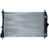 Image de NRF 59129 Radiateur du moteur ailettes jointes mécaniquement, Aluminium