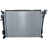 Image de NRF 59097 Radiateur du moteur Grille de radiateur soudée, Aluminium