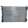 Image de NRF 58242A Radiateur du moteur Economy Class ailettes jointes mécaniquement, Aluminium