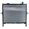 Image de NRF 550095 Radiateur du moteur Grille de radiateur soudée, Aluminium