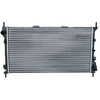 Image de NRF 54756A Radiateur du moteur Economy Class ailettes jointes mécaniquement, Aluminium
