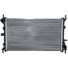 Image de NRF 58375A Radiateur du moteur Economy Class ailettes jointes mécaniquement, Aluminium
