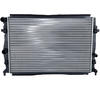 Image de NRF 58398A Radiateur du moteur Economy Class ailettes jointes mécaniquement, Aluminium