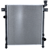 Image de NRF 550238 Radiateur du moteur Grille de radiateur soudée, Aluminium