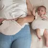 Image de Duo Bouillotte Sèche Déhoussable Graines De Lin Maman Et Bébé - Teddy Sand Beige
