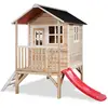 Image de Maisonnette En Bois Fsc Pilotis Toboggan Loft 300 Naturel