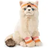 Image de Peluche Bébé Dolly Le Chat Ragdoll - 32 Cm Ecru, Orange, Rose