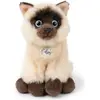 Image de Peluche Bébé Eddie Le Chat Siamois - 17cm Beige, Brun Et Crème