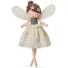 Image de Poupée En Tissu Bébé Fairy Mathilda La Fée   35 Cm Crème, Doré Et Vert Grisé
