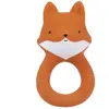 Image de Anneau De Dentition Hochet Renard Naturel Orange