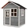 Image de Maisonnette En Bois Fsc Compacte Loft 100 Gris