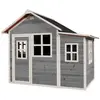 Image de Maisonnette En Bois Fsc Modulable Loft 150 Gris