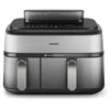 Image de Friteuse sans huile Philips NA555/00 5000 Series - double bac, 9 l, argentée